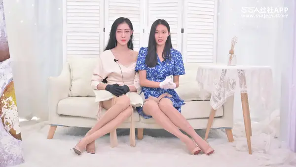 [SSA丝社] 评测 NO.137 君君&雪儿 双人开箱拉贝拉珠光袜对比皮尔卡丹无缝袜评测（下） 2